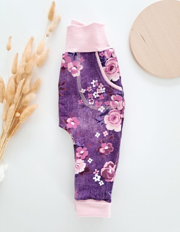 Hose "Blumen rosa" (versch. Grössen) – Bild 2