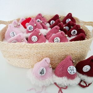 Adventskalender "Mützchen" rosa