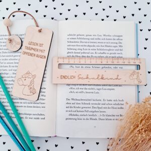 Lesehilfe & Buchzeichen Set